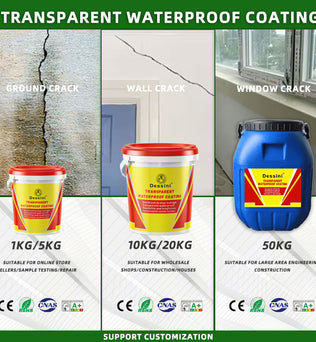 Dessini transparent waterproof coating/waterproof adhesive/Waterproof sealant