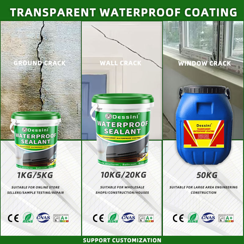Dessini transparent waterproof coating