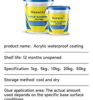 Dessini Acrylic waterproof coating