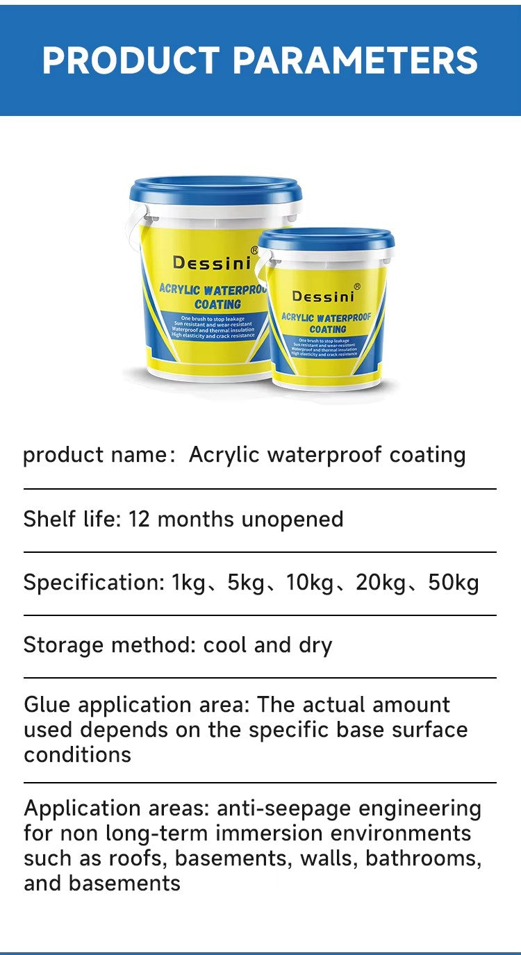 Dessini Acrylic waterproof coating