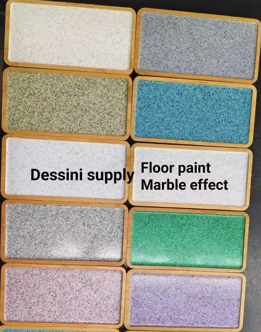 Dessini Epoxy colored sand floor paint