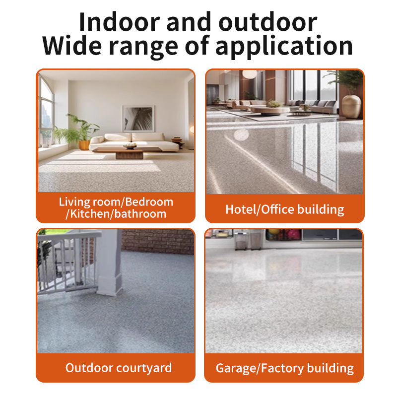 Dessini Epoxy colored sand floor paint