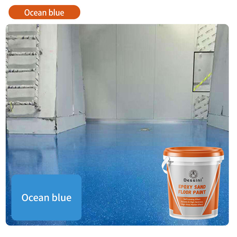 Dessini Epoxy colored sand floor paint