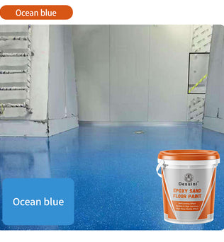 Dessini Epoxy colored sand floor paint