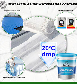 Dessini Heat insulation waterproof coating Cooling coating