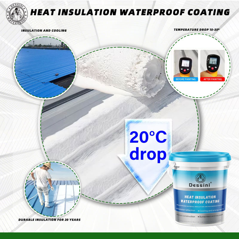 Dessini Heat insulation waterproof coating Cooling coating