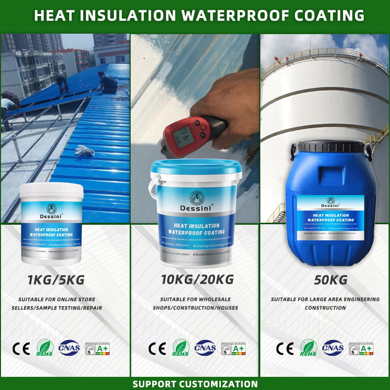 Dessini Heat insulation waterproof coating Cooling coating