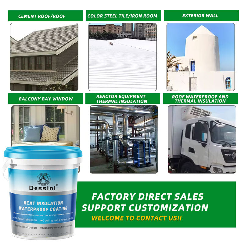 Dessini Heat insulation waterproof coating Cooling coating