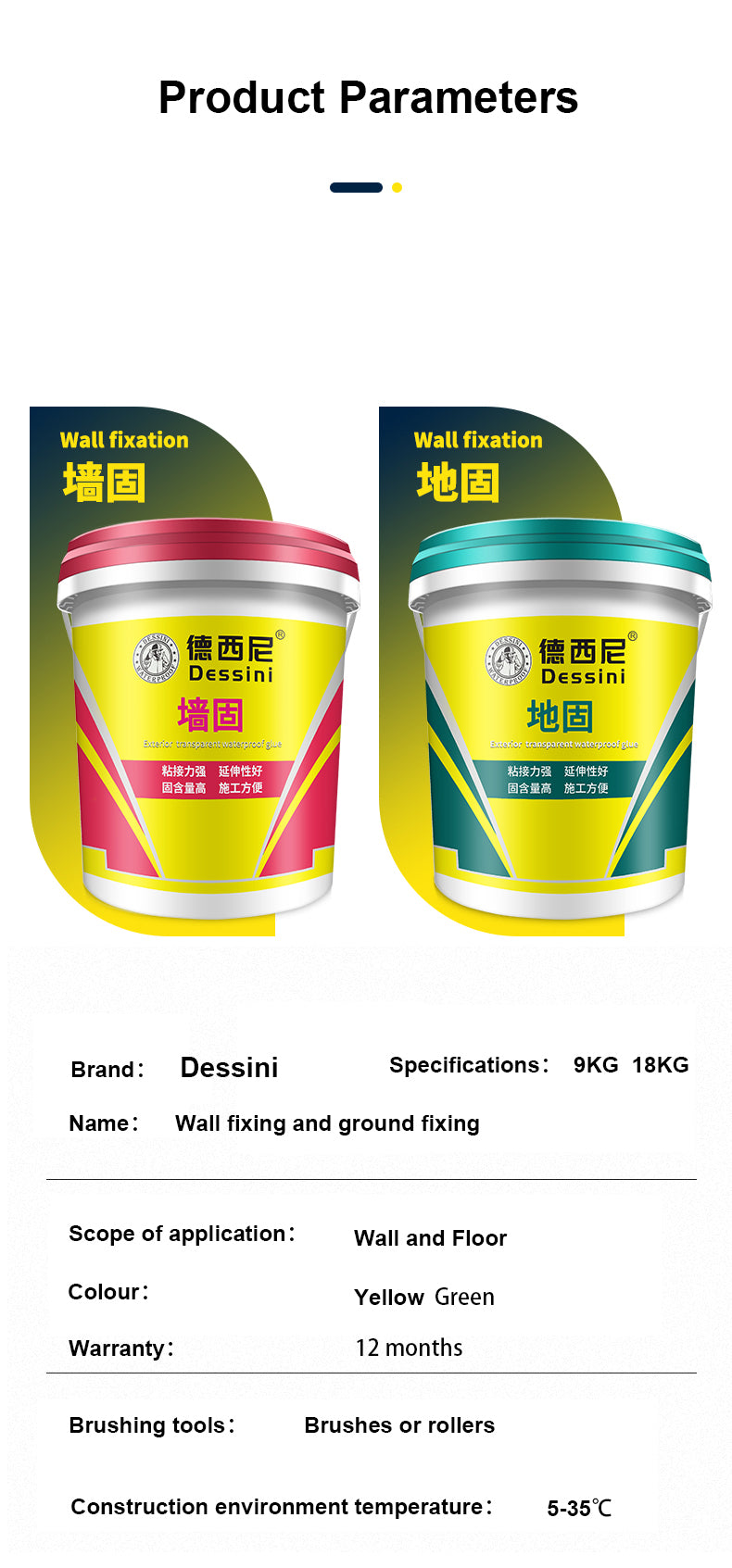 Dessini Wall Fixing Paint