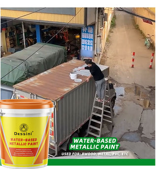 Water-based metallic paint
