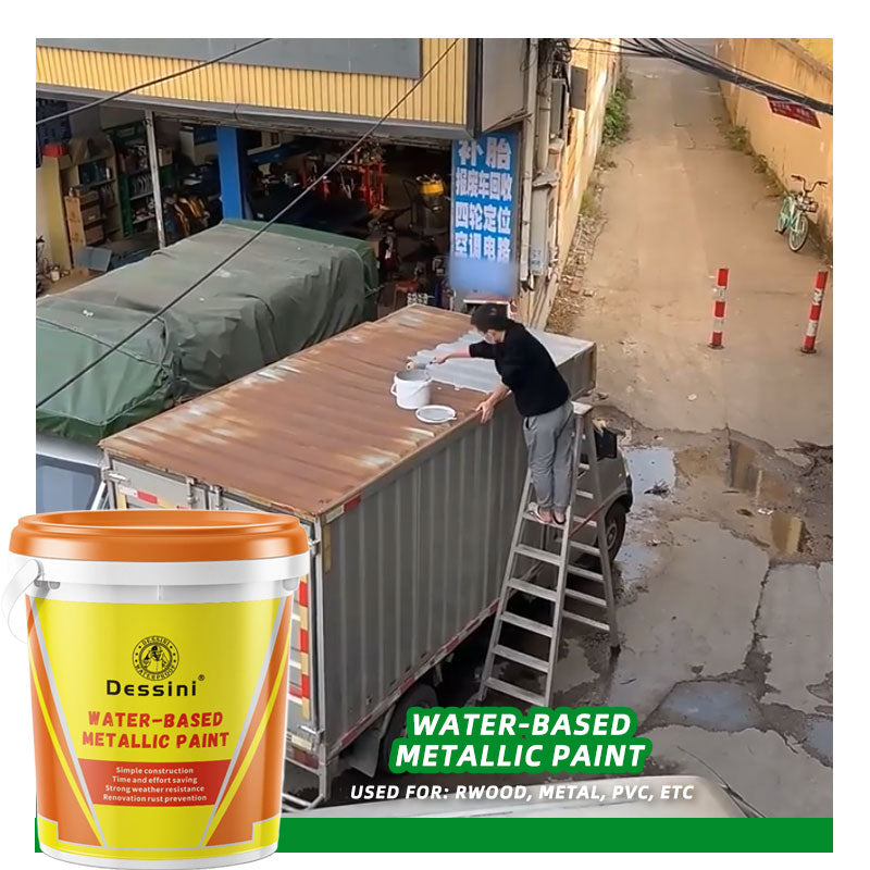 Water-based metallic paint