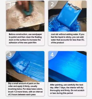 Water-based metallic paint