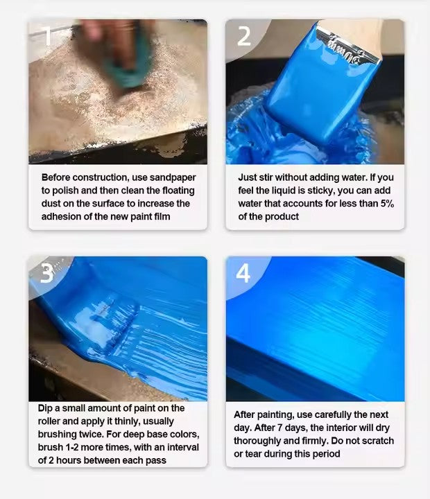 Water-based metallic paint