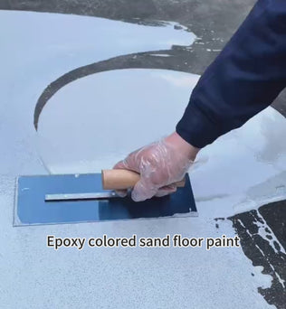 Dessini Epoxy colored sand floor paint