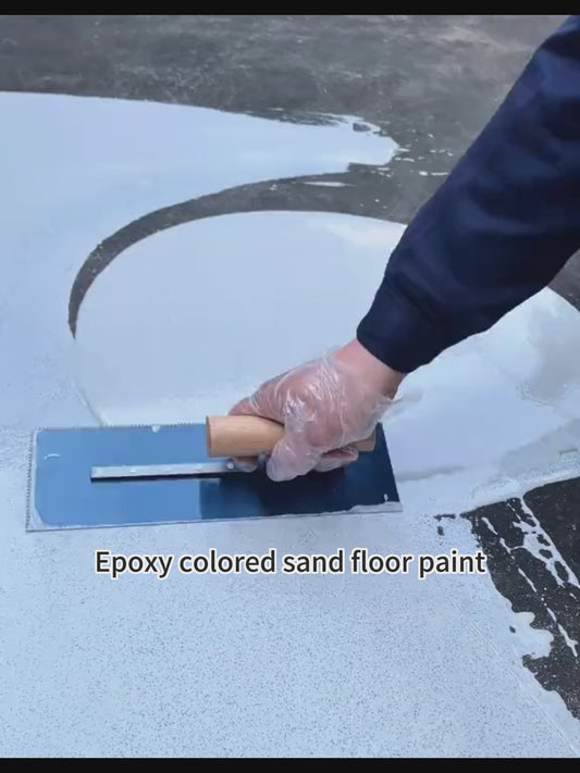 Dessini Epoxy colored sand floor paint